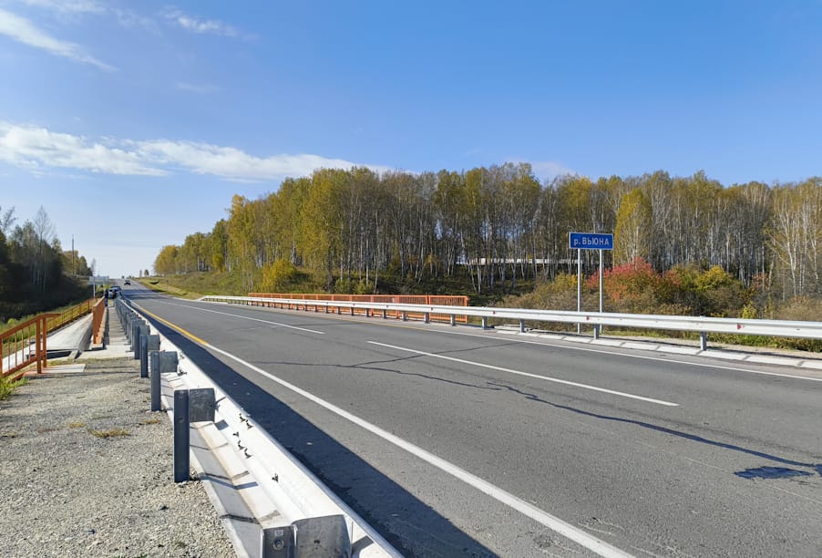 В Новосибирской области отремонтирован мост через Вьюну